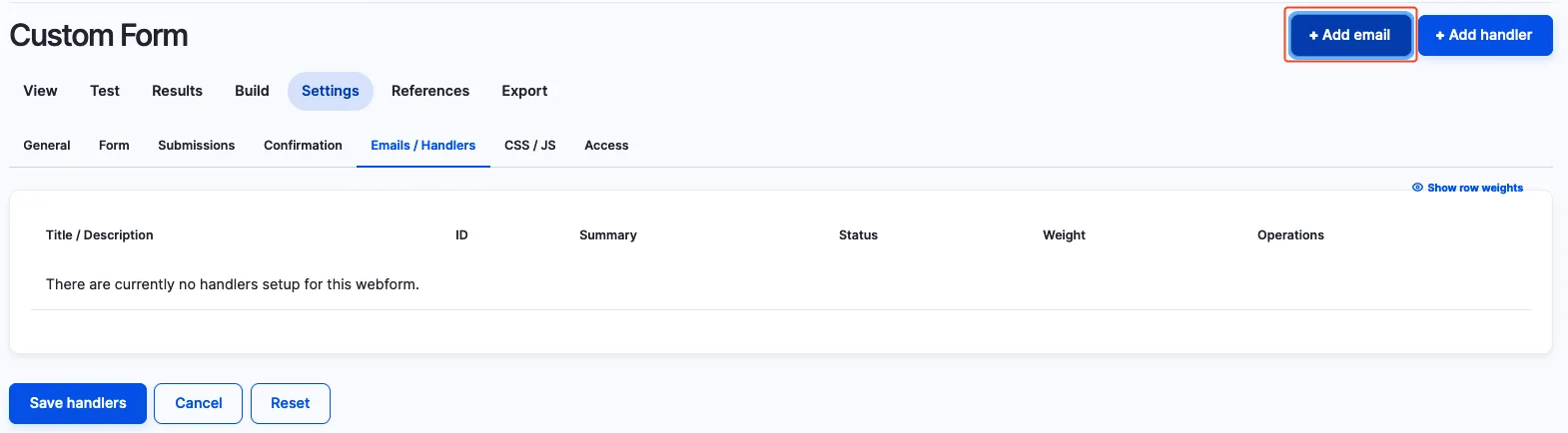 Figure 7. Email Settings